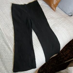 Crop flare dress pant